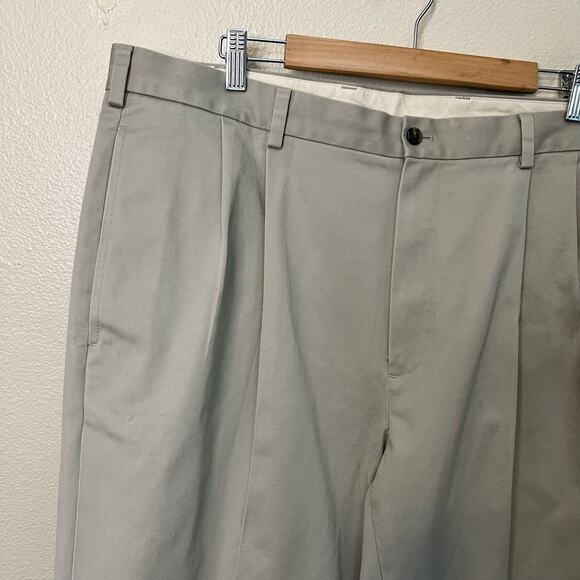 Brooks Brothers Tan Advantage Chino Elliot Pants Size 40x30 - Picture 4 of 5